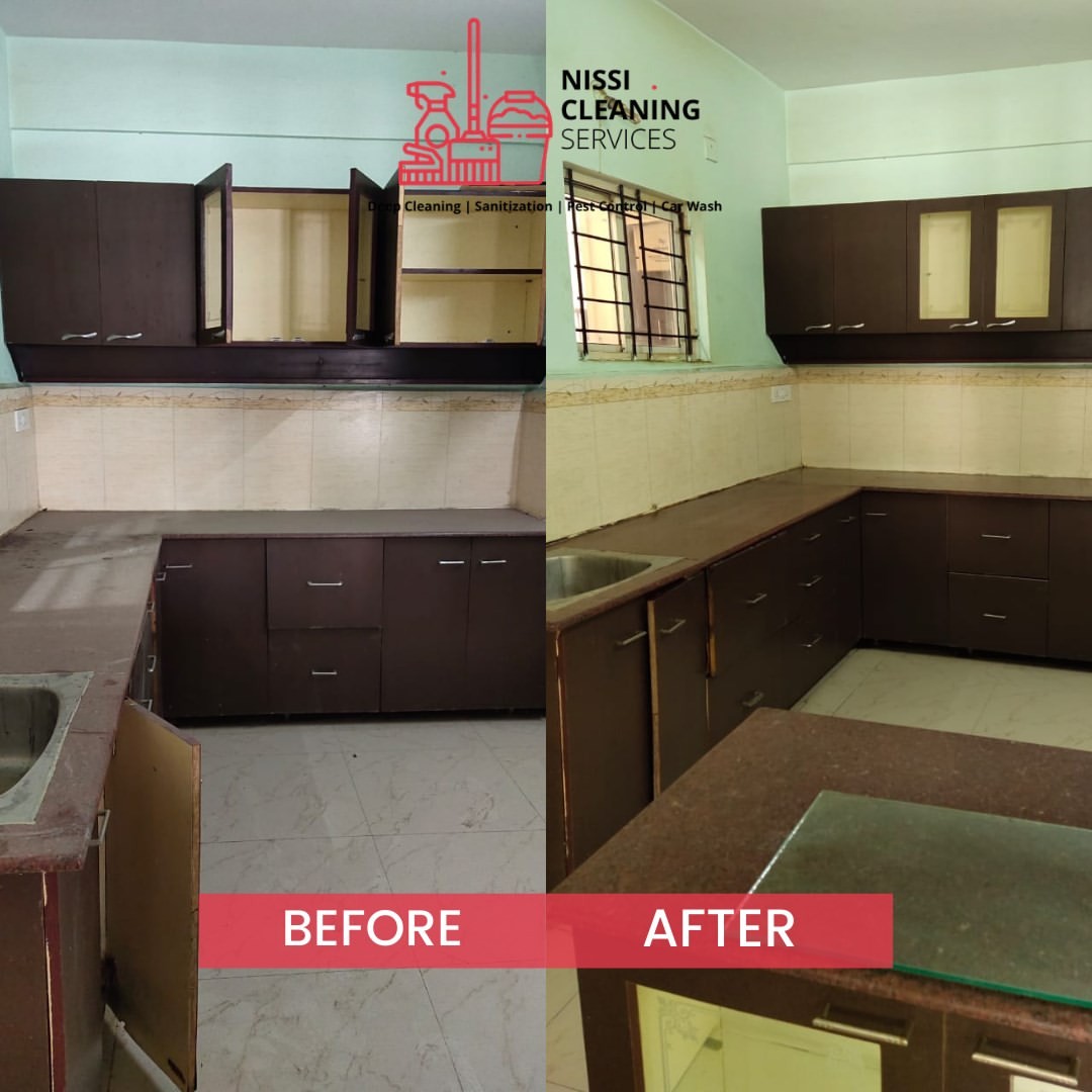 Kitchen Deep Cleaning by Nissi Cleaning Services Bengaluru